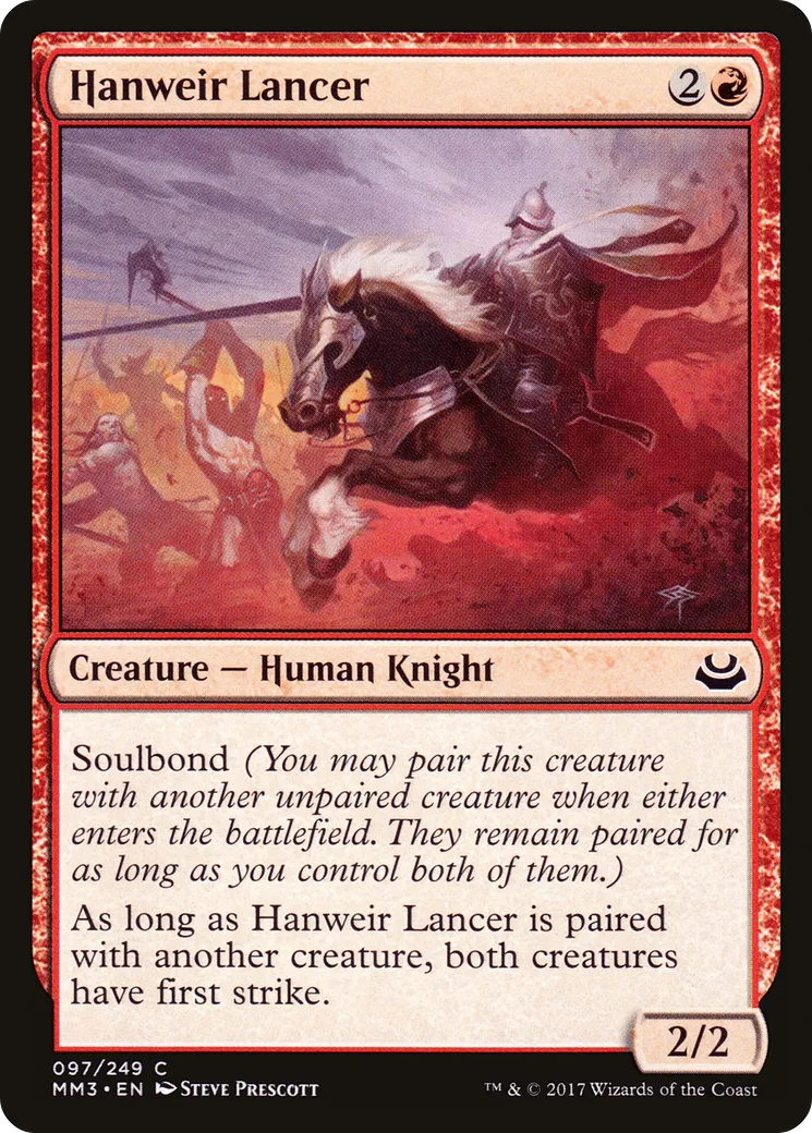 Hanweir Lancer — Modern Masters 2017 — Magic: The Gathering