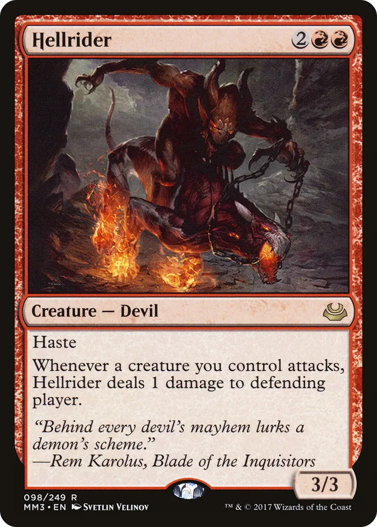 Hellrider — Modern Masters 2017 — Magic: The Gathering