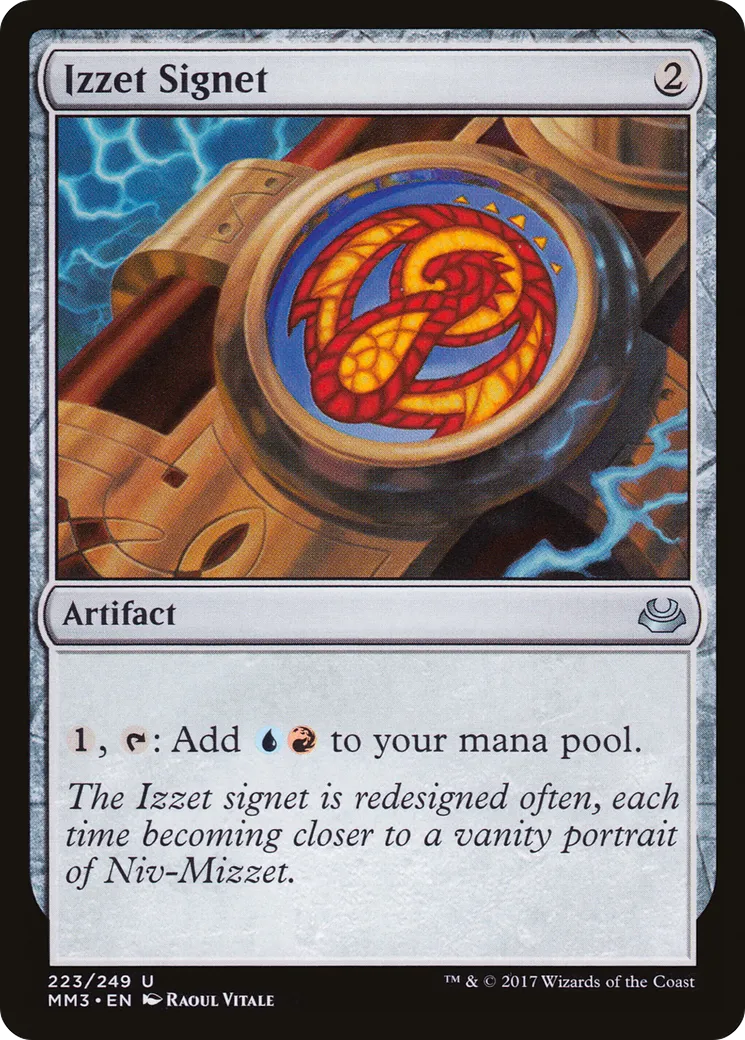 Izzet Signet — Modern Masters 2017 — Magic: The Gathering