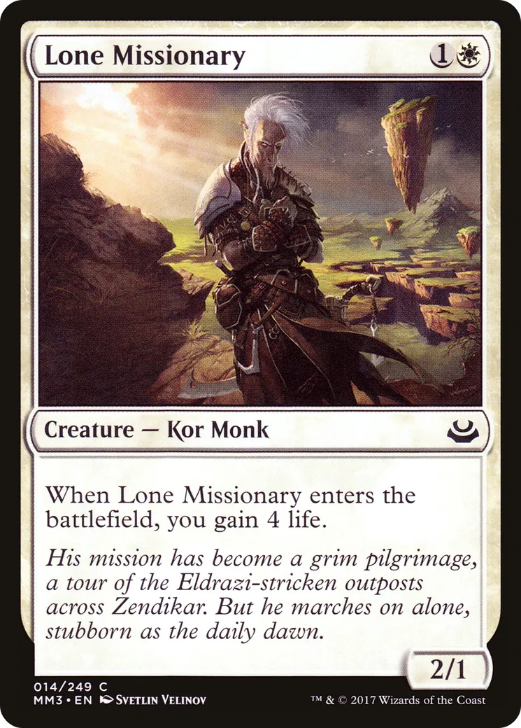 Lone Missionary — Modern Masters 2017 — Magic: The Gathering