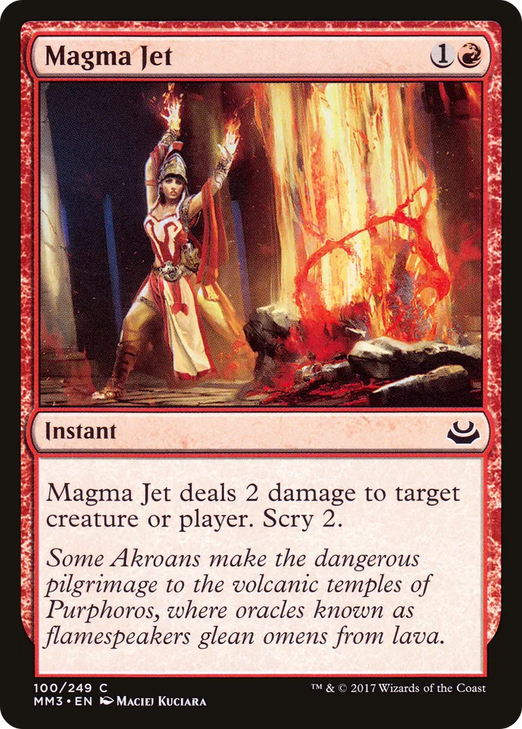 Magma Jet — Modern Masters 2017 — Magic: The Gathering