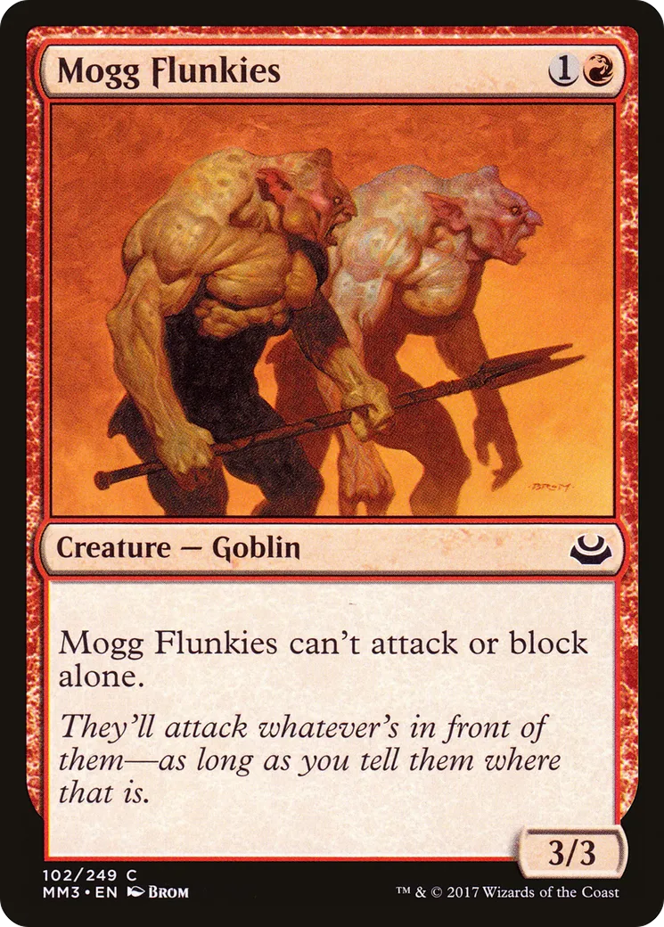 Moggs bas-de-plafond — Modern Masters 2017 — Magic: The Gathering