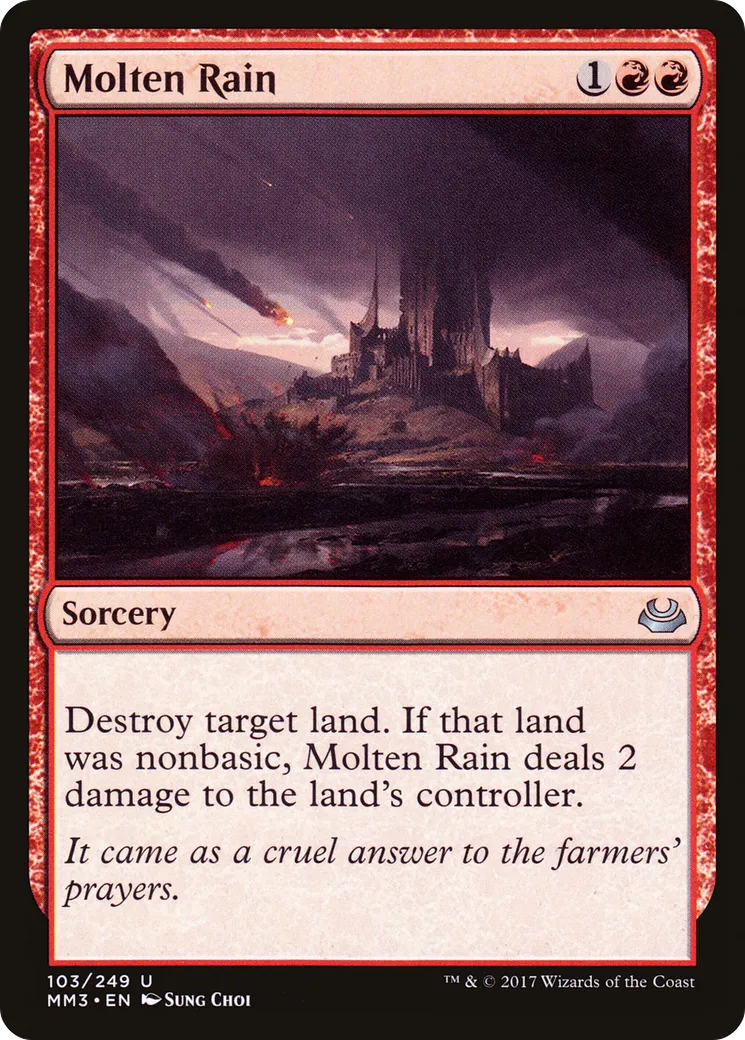 Molten Rain — Modern Masters 2017 — Magic: The Gathering
