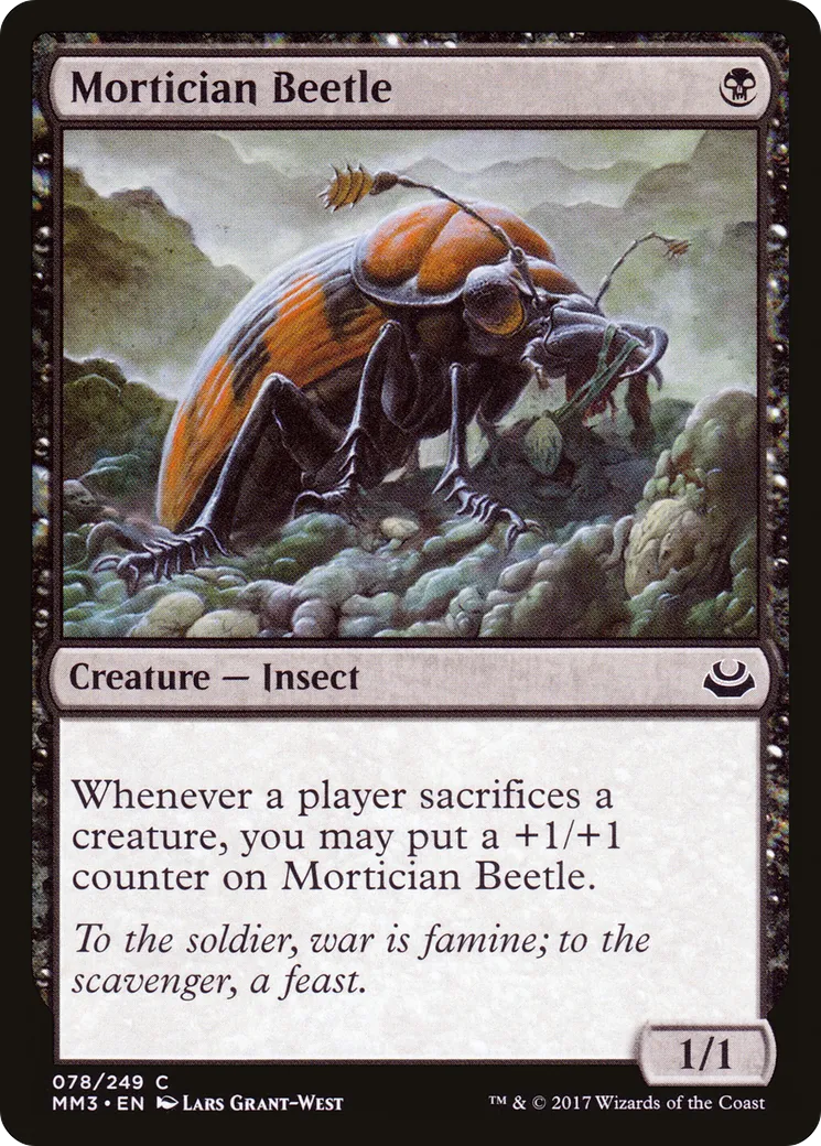 Mortician Beetle — Modern Masters 2017 — Magic: The Gathering