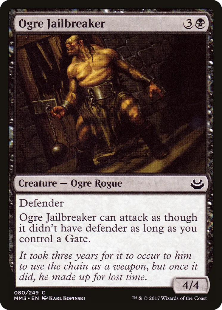 Ogre Jailbreaker — Modern Masters 2017 — Magic: The Gathering