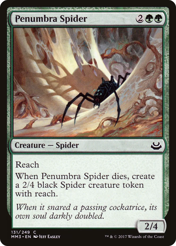Penumbra Spider — Modern Masters 2017 — Magic: The Gathering