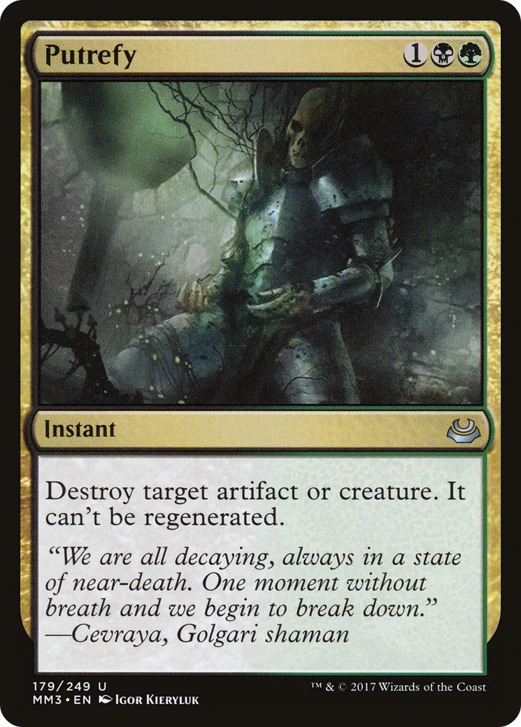 Putréfier — Modern Masters 2017 — Magic: The Gathering
