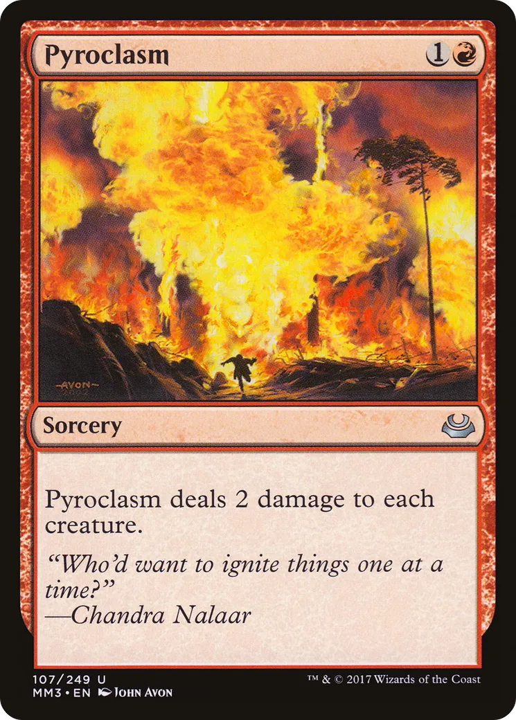 Pyroclasme — Modern Masters 2017 — Magic: The Gathering