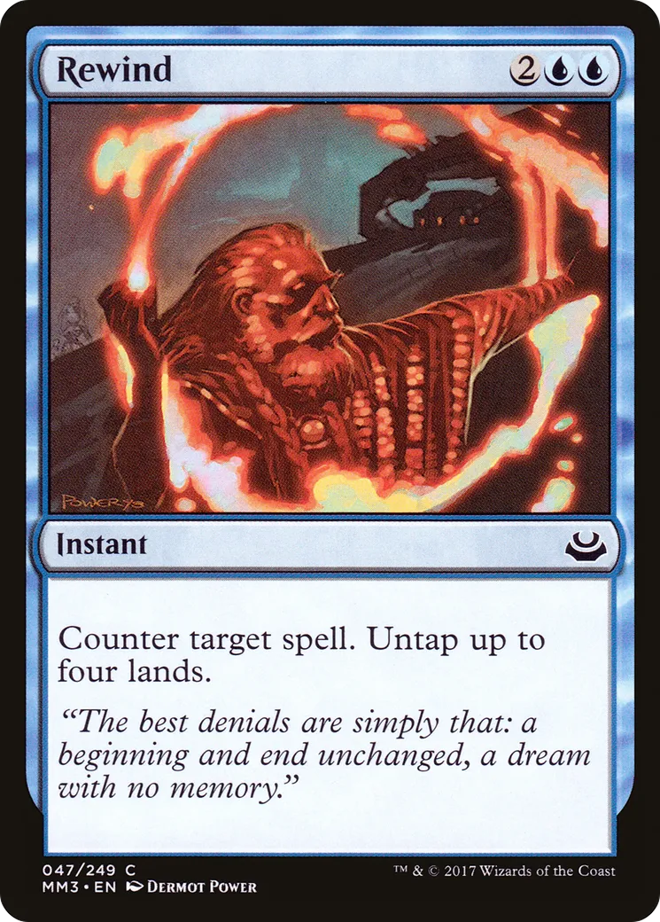 Rembobinage — Modern Masters 2017 — Magic: The Gathering