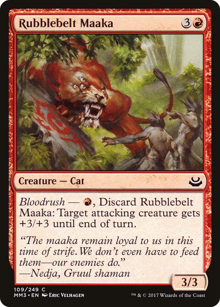 Rubblebelt Maaka — Modern Masters 2017 — Magic: The Gathering