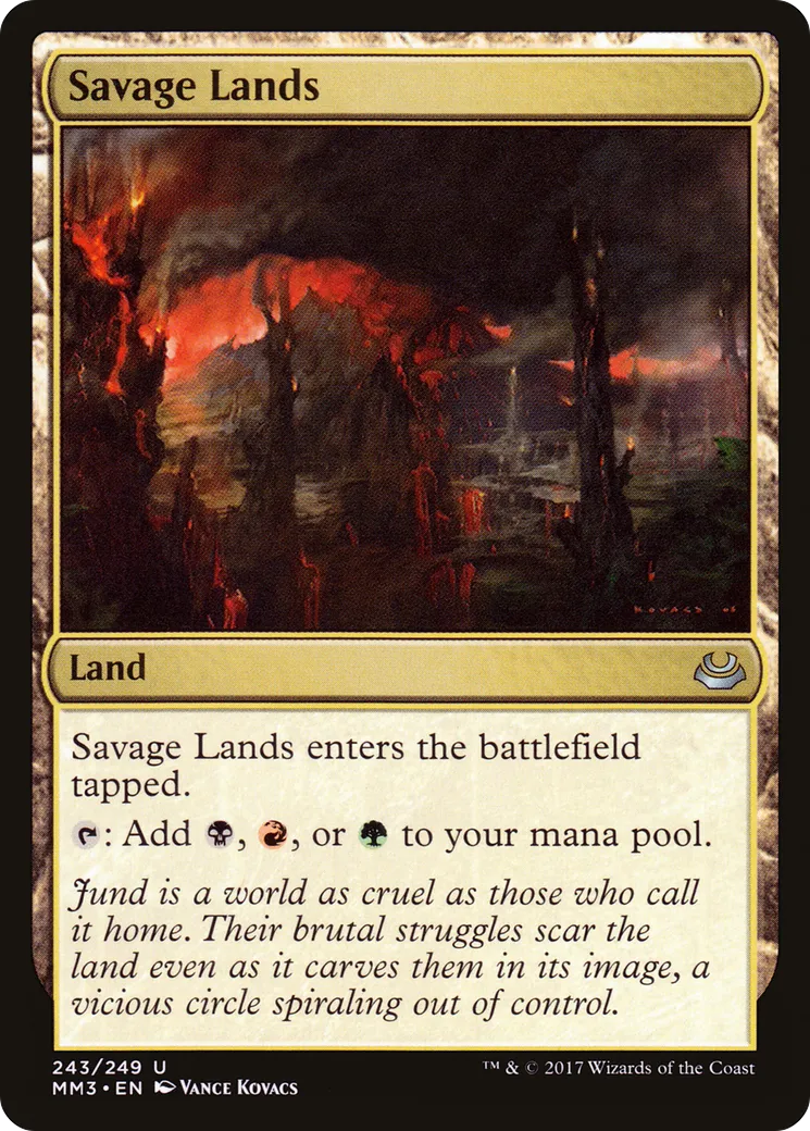 Savage Lands — Modern Masters 2017 — Magic: The Gathering