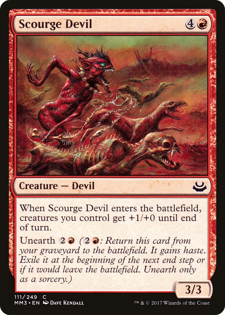 Scourge Devil — Modern Masters 2017 — Magic: The Gathering