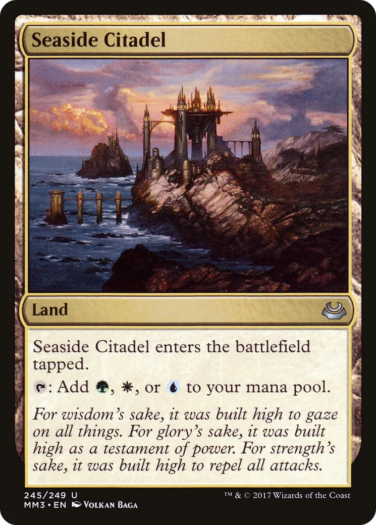 Seaside Citadel — Modern Masters 2017 — Magic: The Gathering