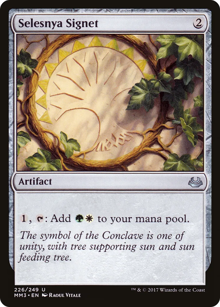 Selesnya Signet — Modern Masters 2017 — Magic: The Gathering