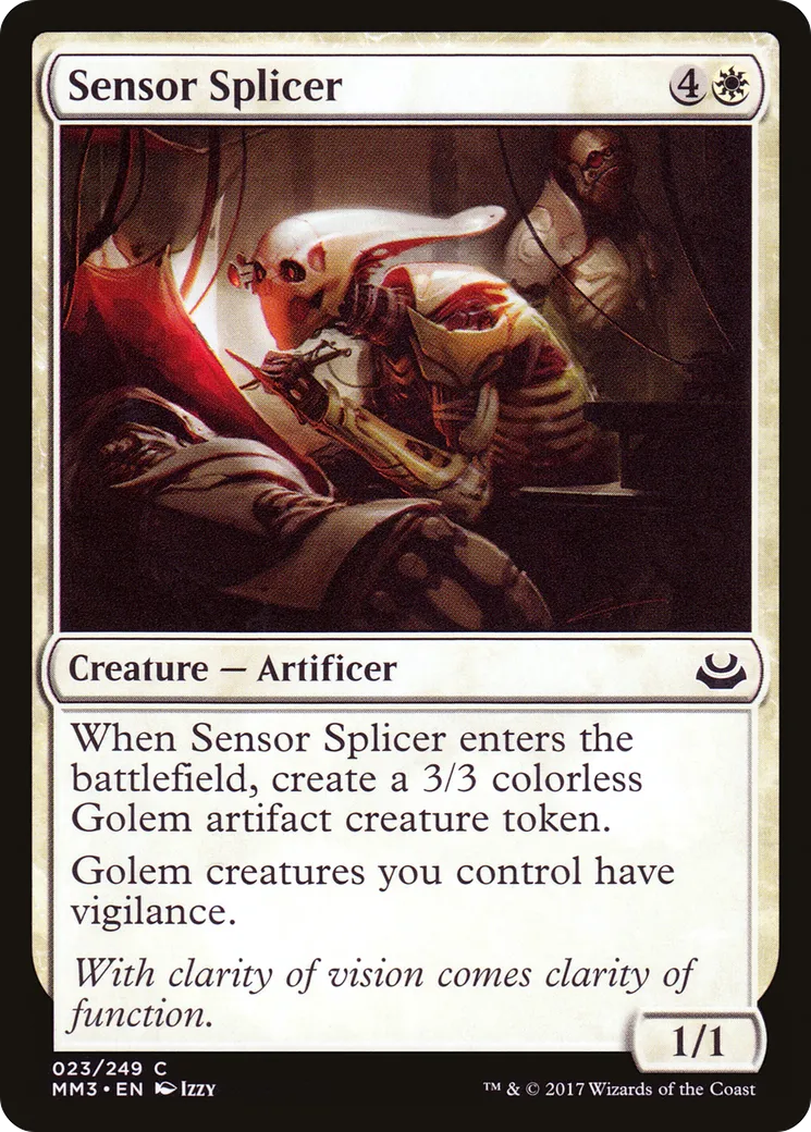 Sensor Splicer — Modern Masters 2017 — Magic: The Gathering