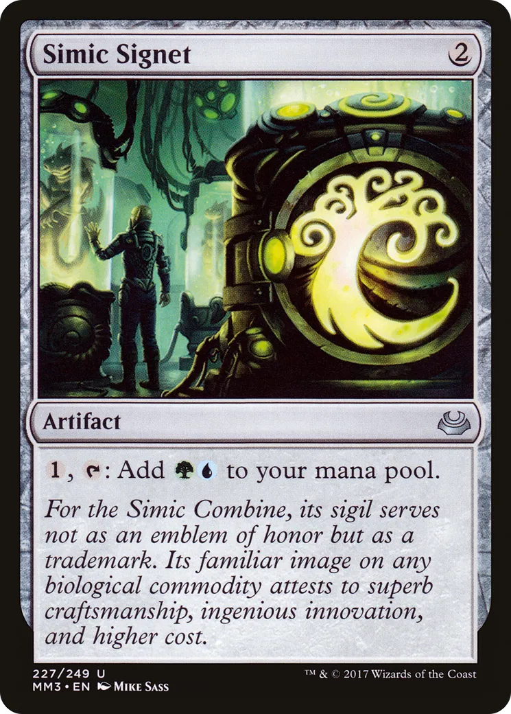 Cachet de Simic — Modern Masters 2017 — Magic: The Gathering