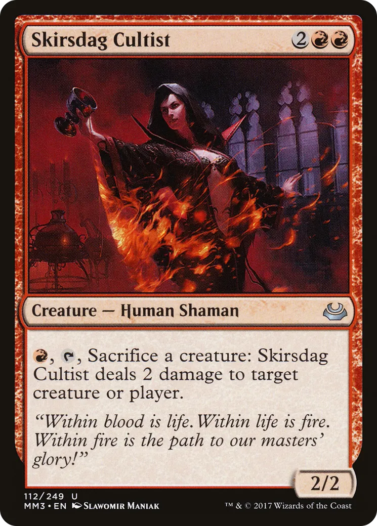 Skirsdag Cultist — Modern Masters 2017 — Magic: The Gathering