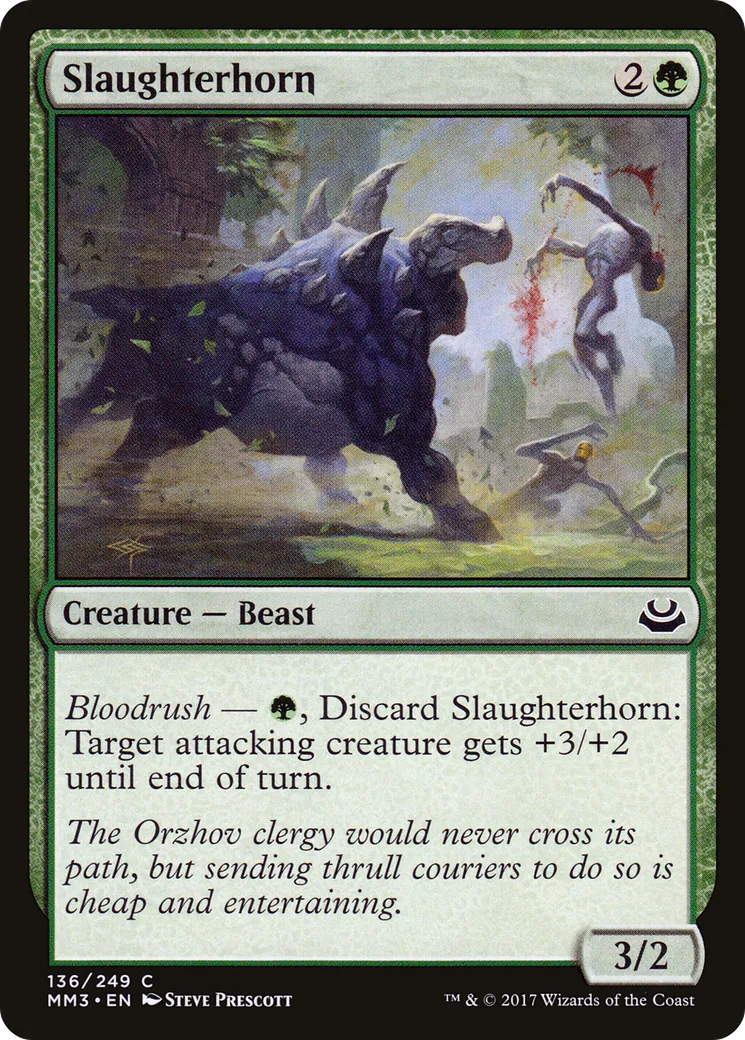 Slaughterhorn — Modern Masters 2017 — Magic: The Gathering