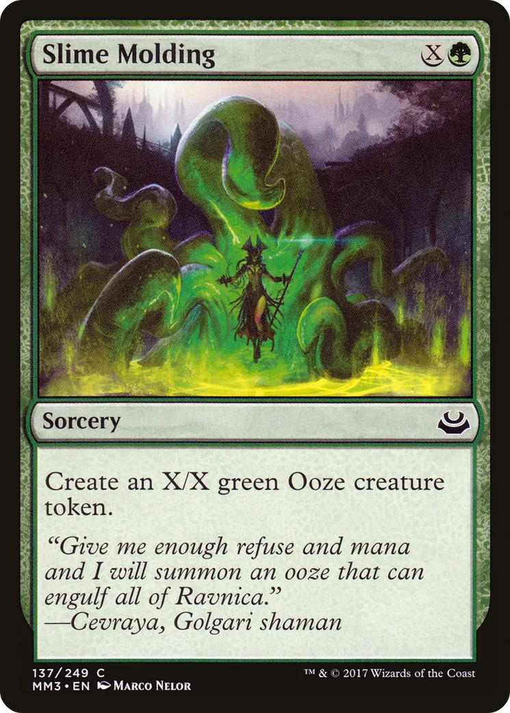 Slime Molding — Modern Masters 2017 — Magic: The Gathering
