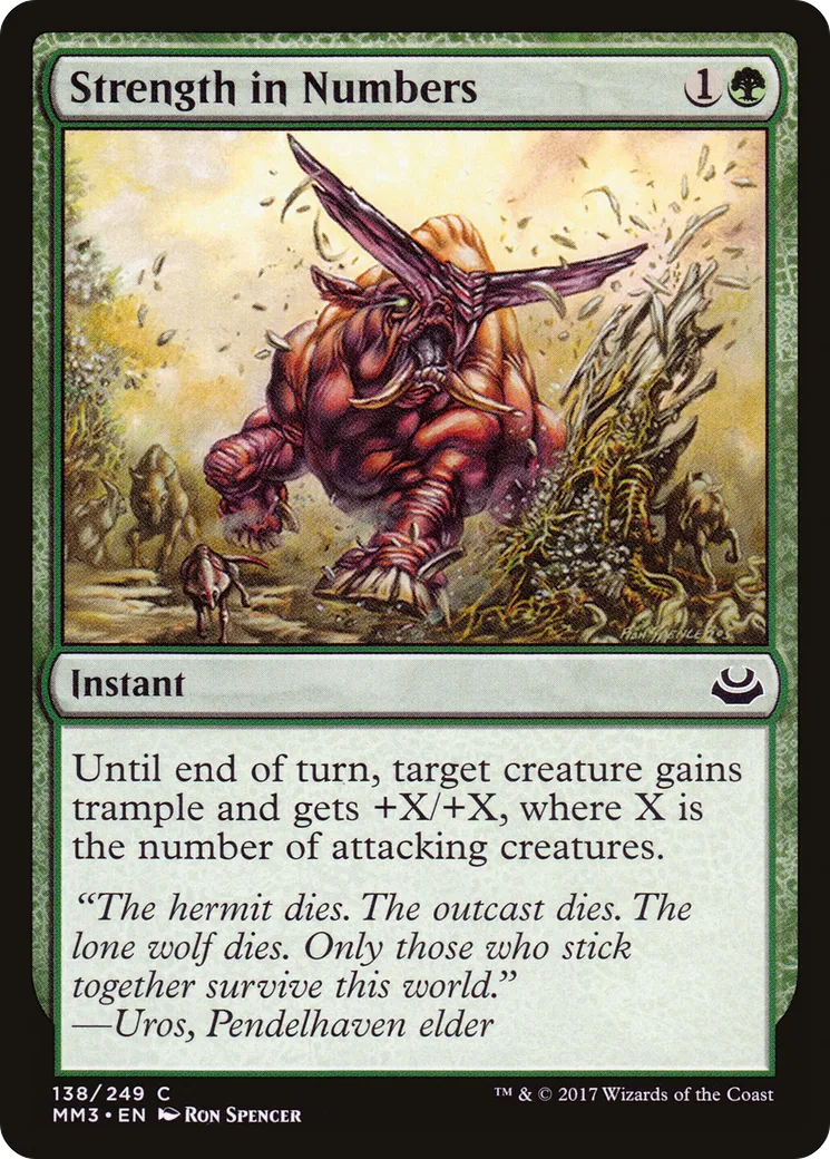Strength in Numbers — Modern Masters 2017 — Magic: The Gathering