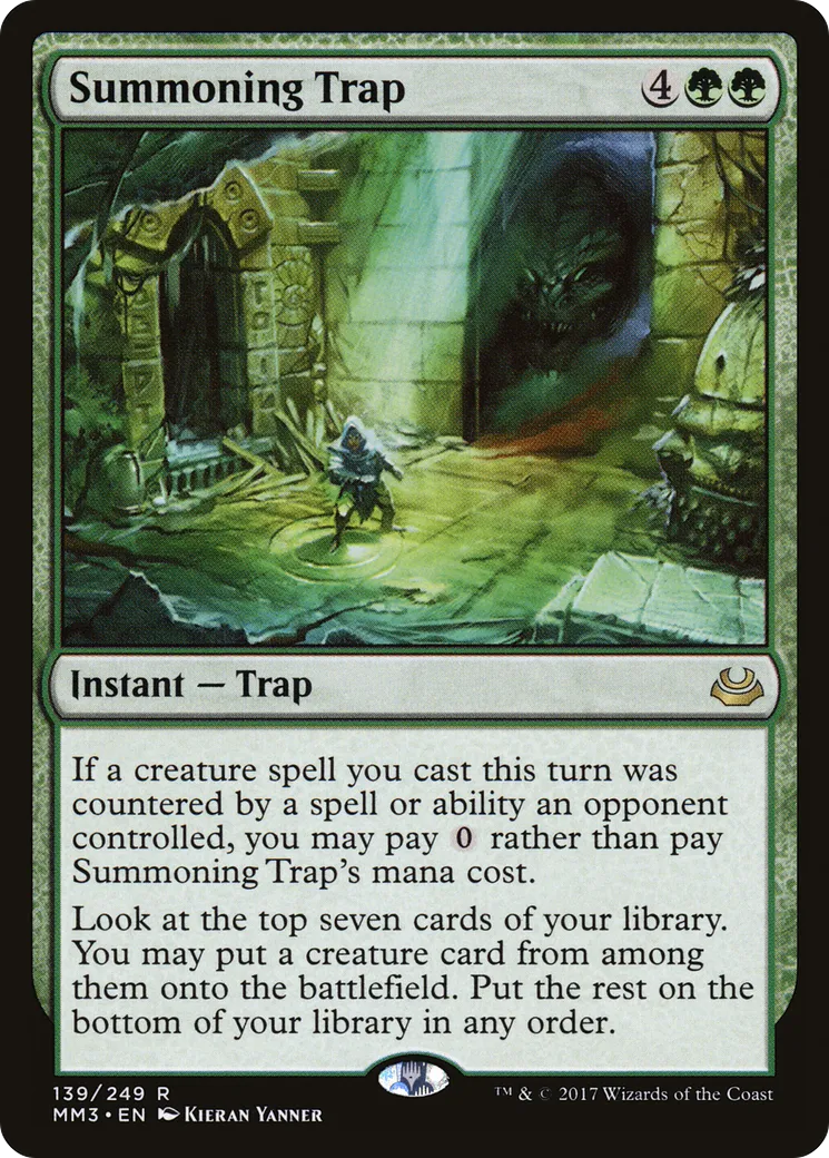 Summoning Trap — Modern Masters 2017 — Magic: The Gathering