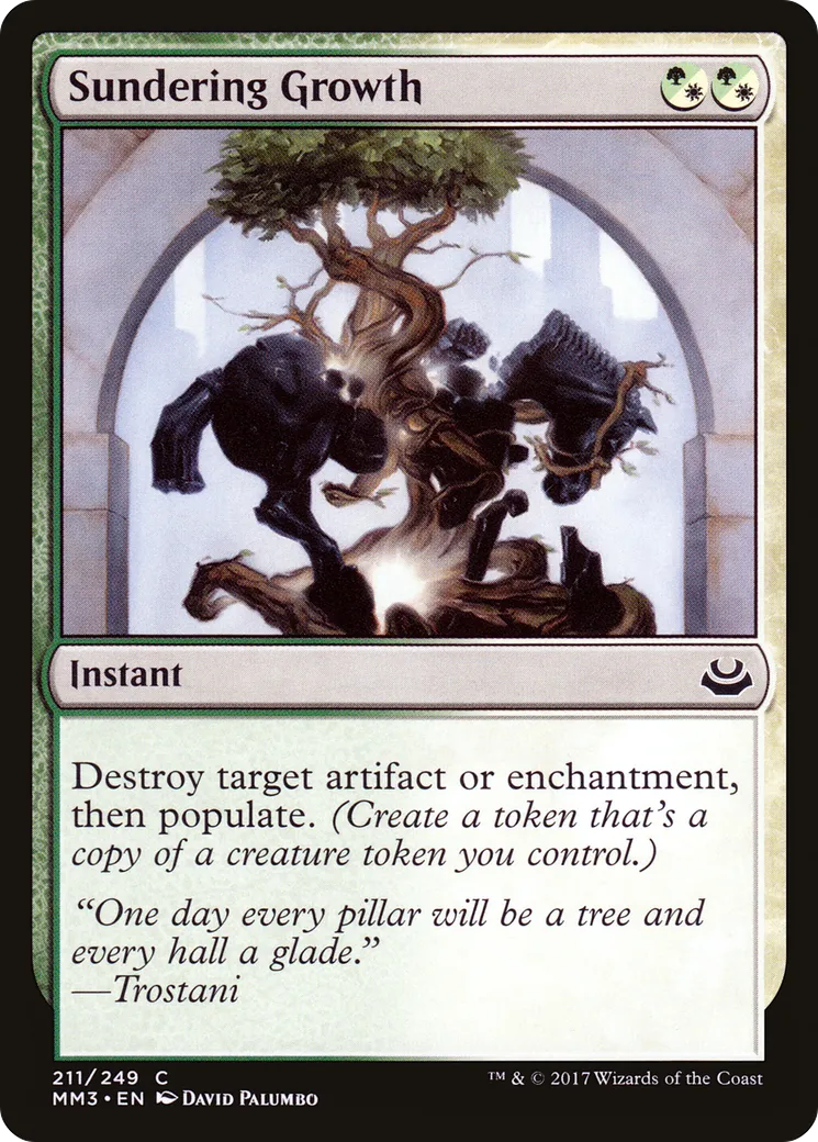 Sundering Growth — Modern Masters 2017 — Magic: The Gathering