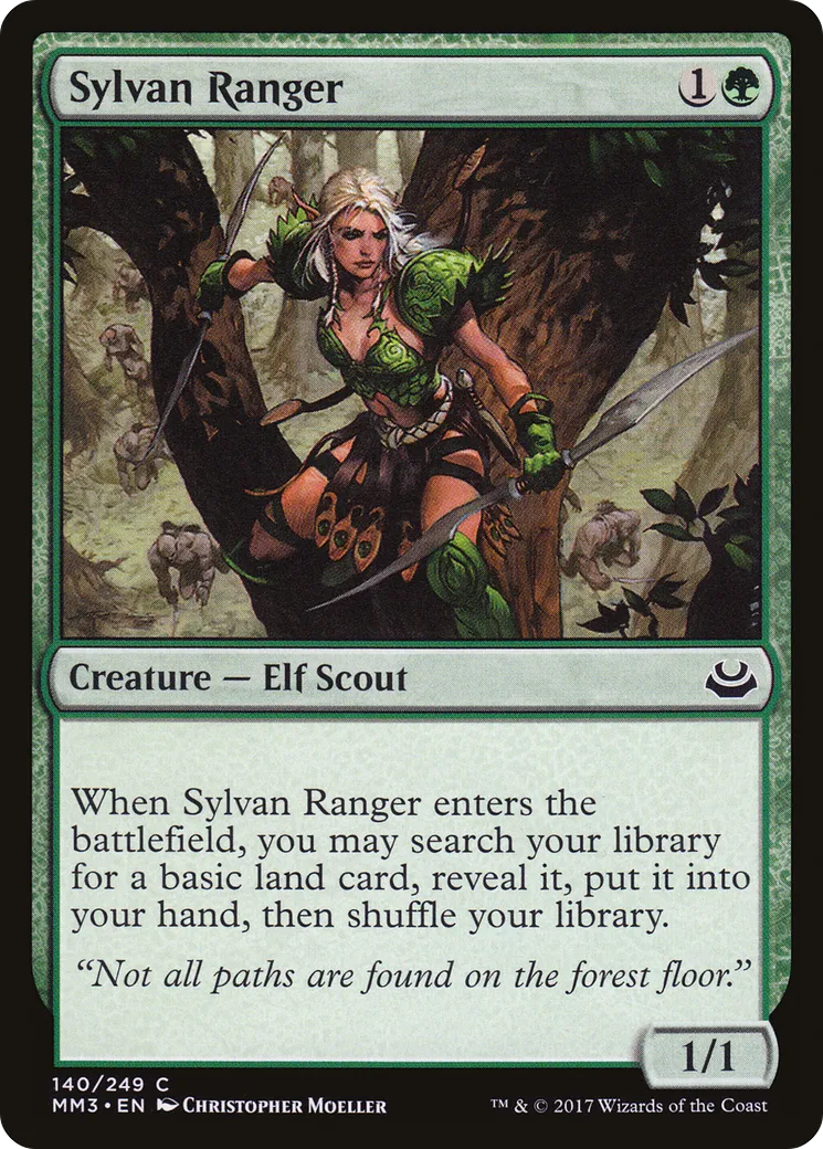 Sylvan Ranger — Modern Masters 2017 — Magic: The Gathering