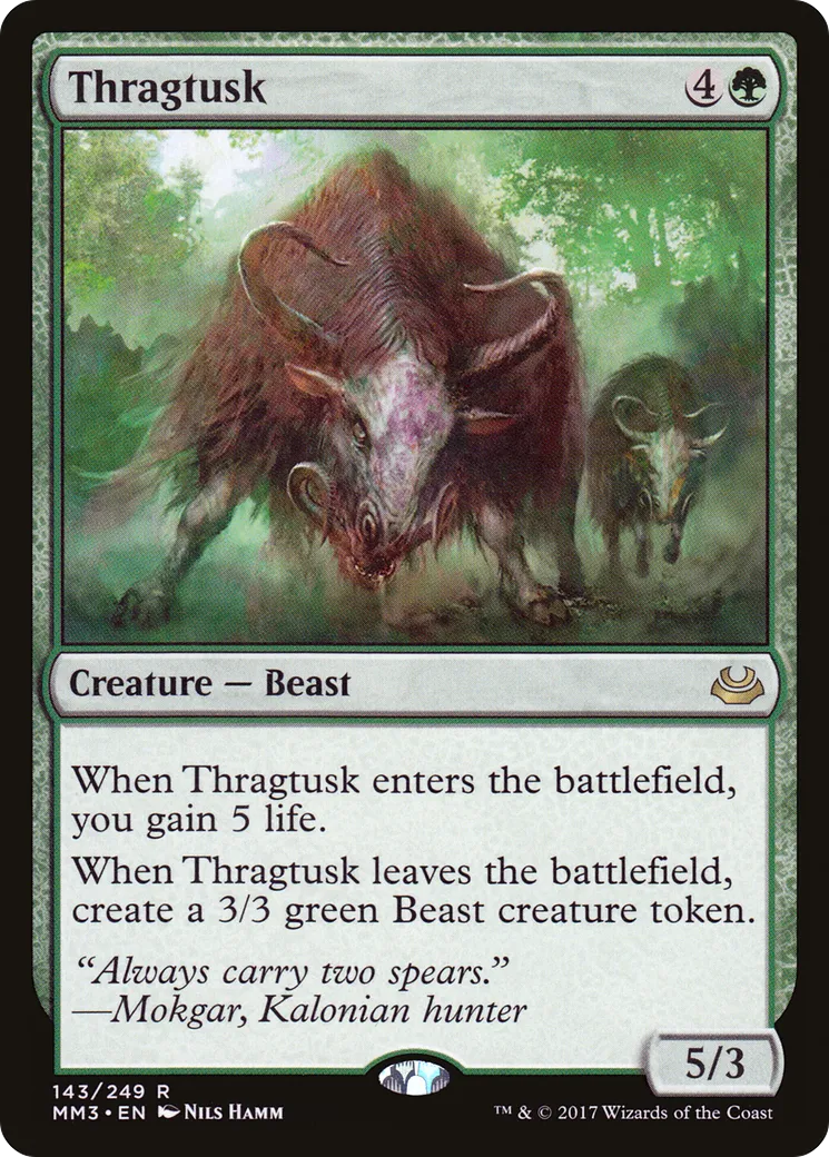 Thragtusk — Modern Masters 2017 — Magic: The Gathering