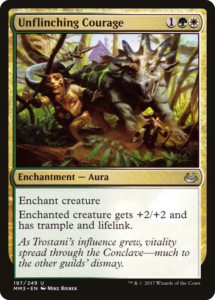Unflinching Courage — Modern Masters 2017 — Magic: The Gathering