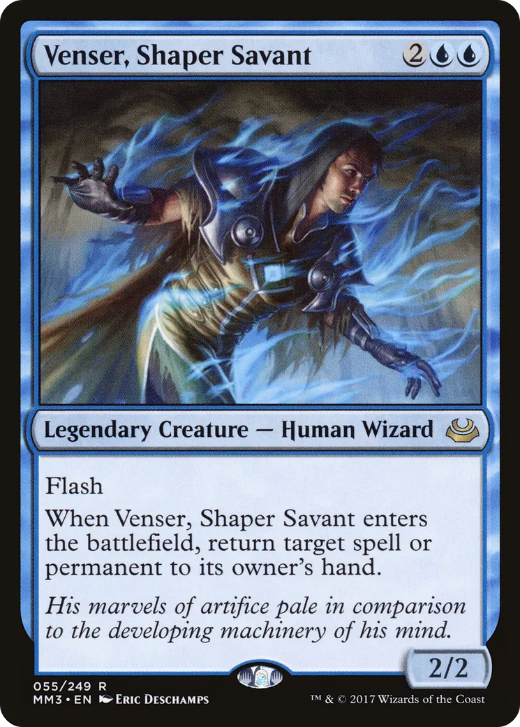 Venser, Shaper Savant — Modern Masters 2017 — Magic: The Gathering