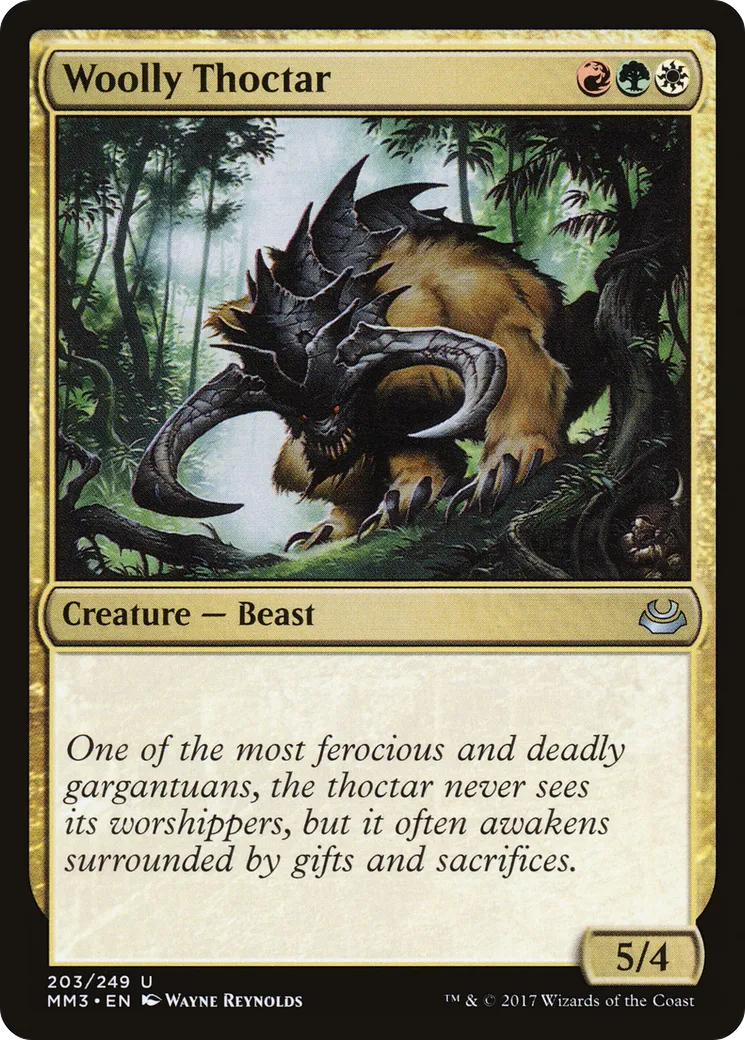 Woolly Thoctar — Modern Masters 2017 — Magic: The Gathering