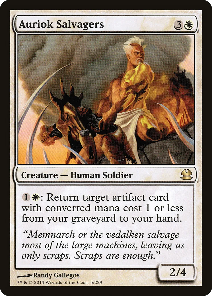 Auriok Salvagers — Modern Masters — Magic: The Gathering