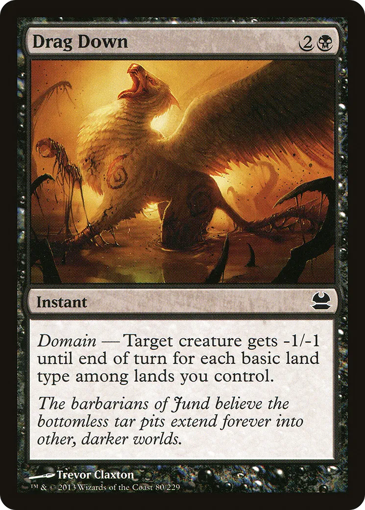 Drag Down — Modern Masters — Magic: The Gathering