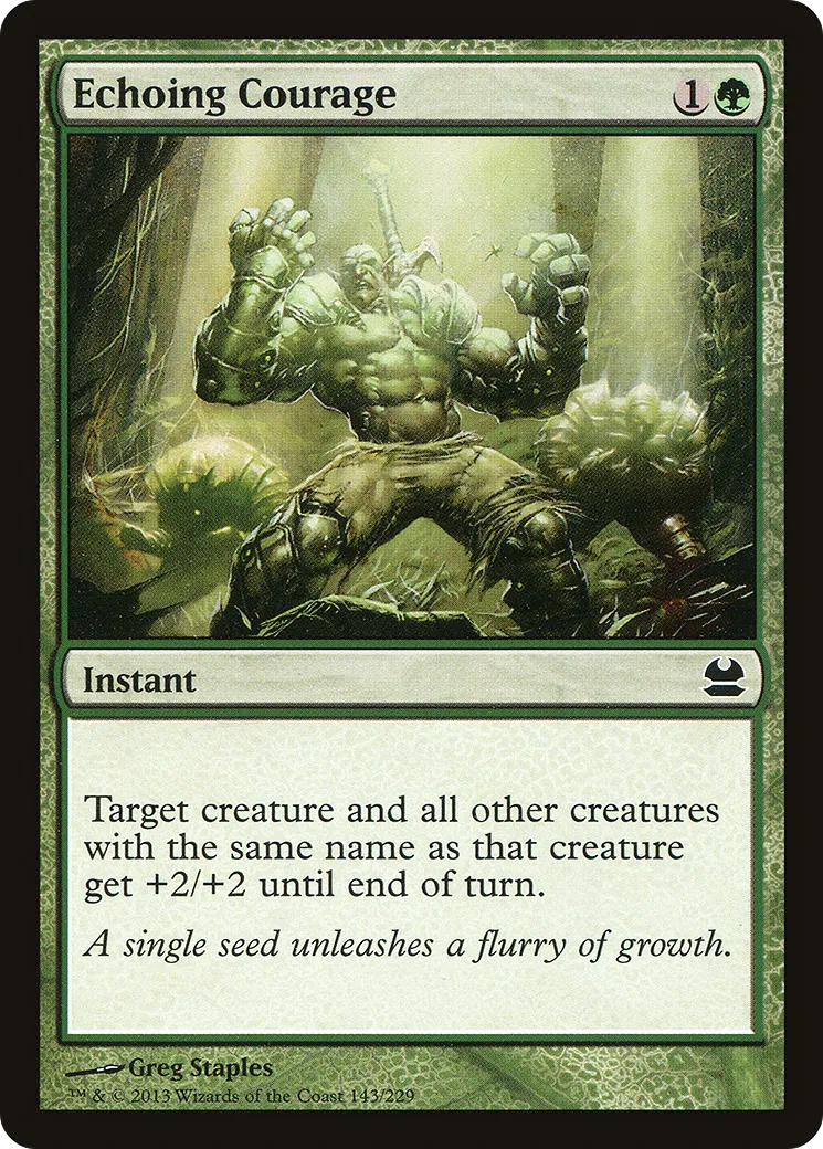 Echoing Courage — Modern Masters — Magic: The Gathering