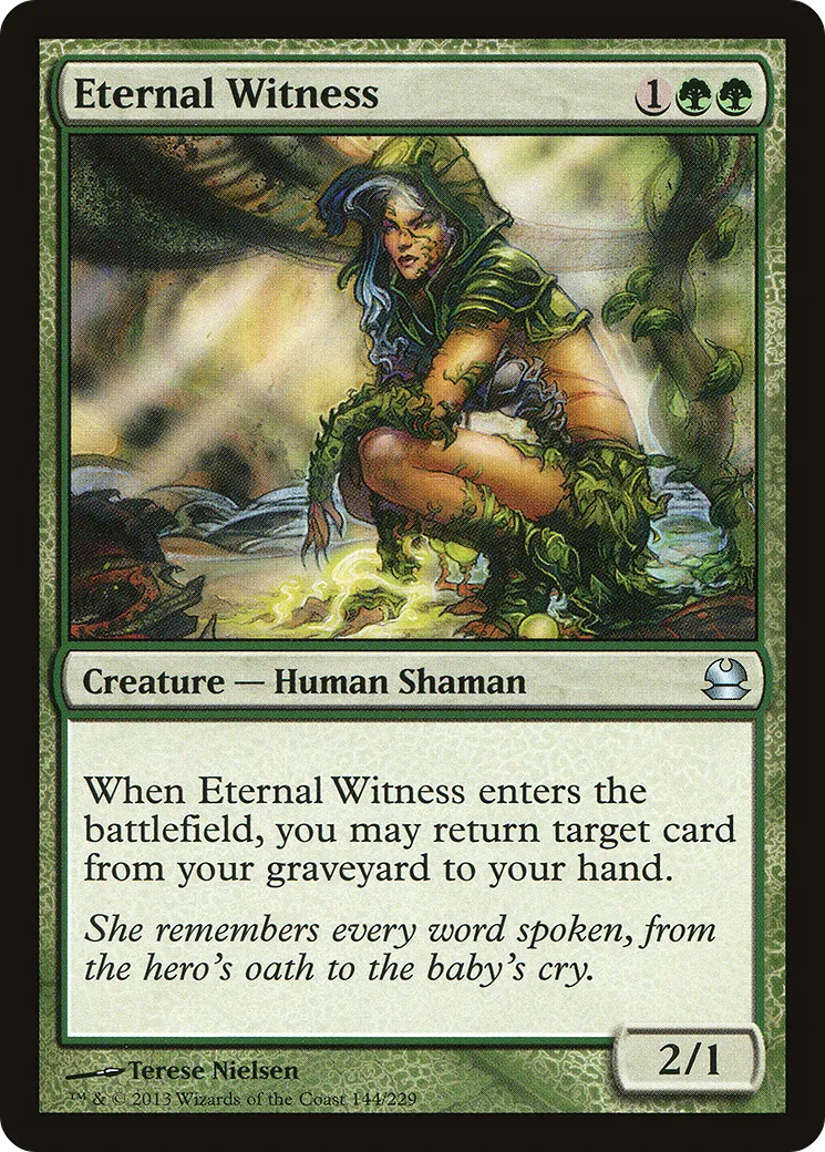Eternal Witness — Modern Masters — Magic: The Gathering