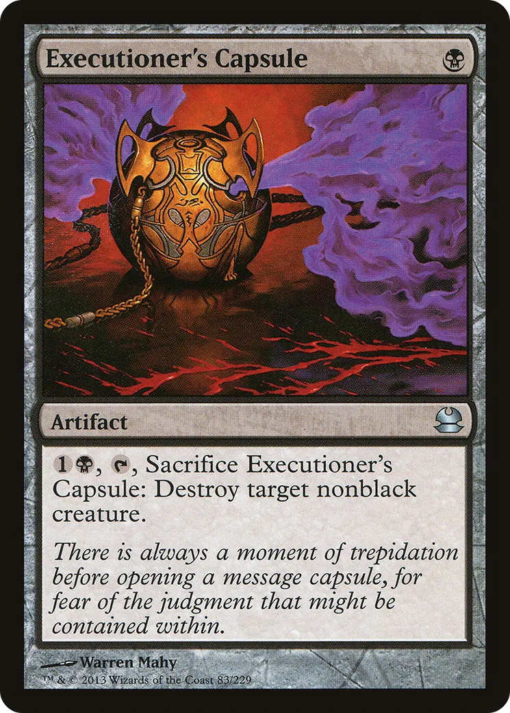 Capsule de l'exécuteur — Modern Masters — Magic: The Gathering