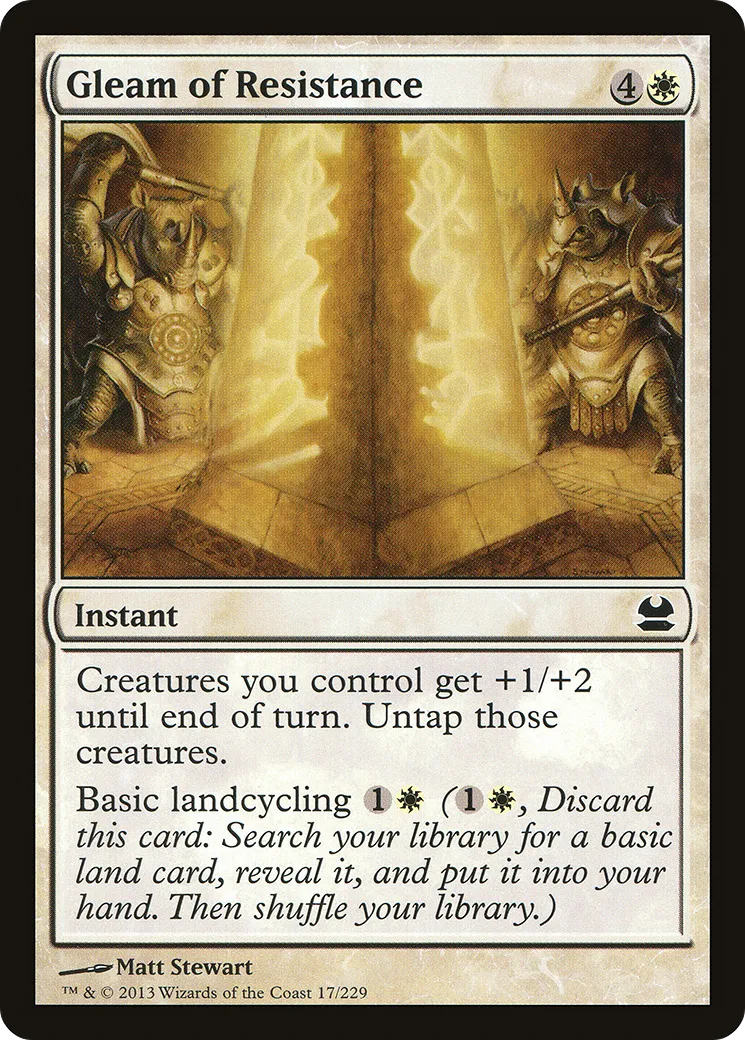 Scintillation de résistance — Modern Masters — Magic: The Gathering