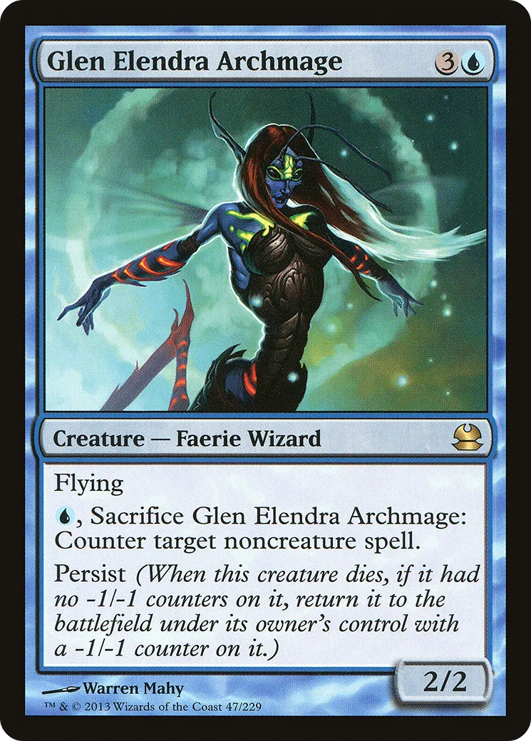 Glen Elendra Archmage — Modern Masters — Magic: The Gathering