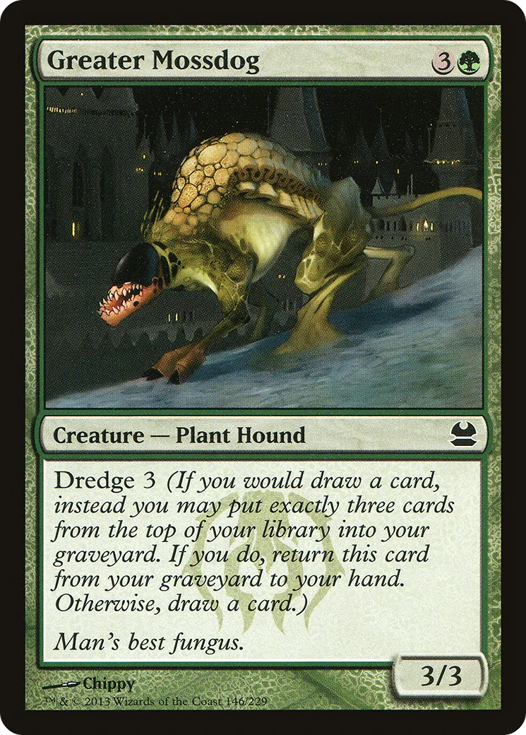 Greater Mossdog — Modern Masters — Magic: The Gathering
