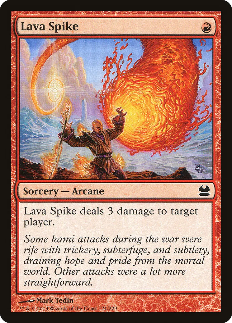 Pointe de lave — Modern Masters — Magic: The Gathering