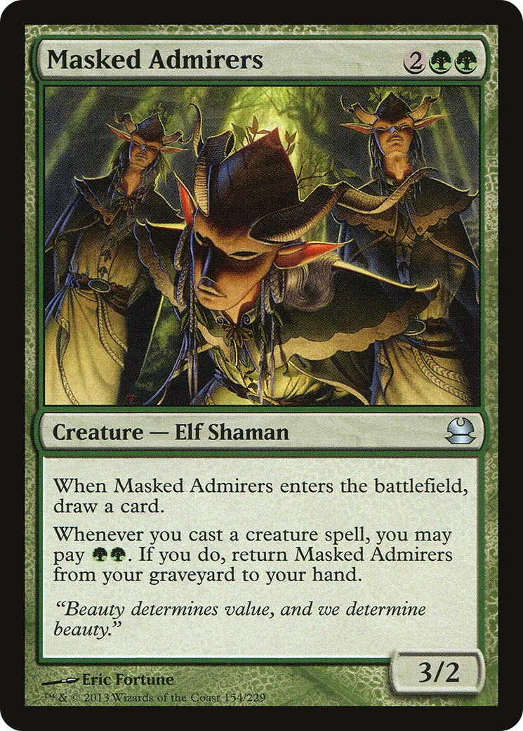 Masked Admirers — Modern Masters — Magic: The Gathering