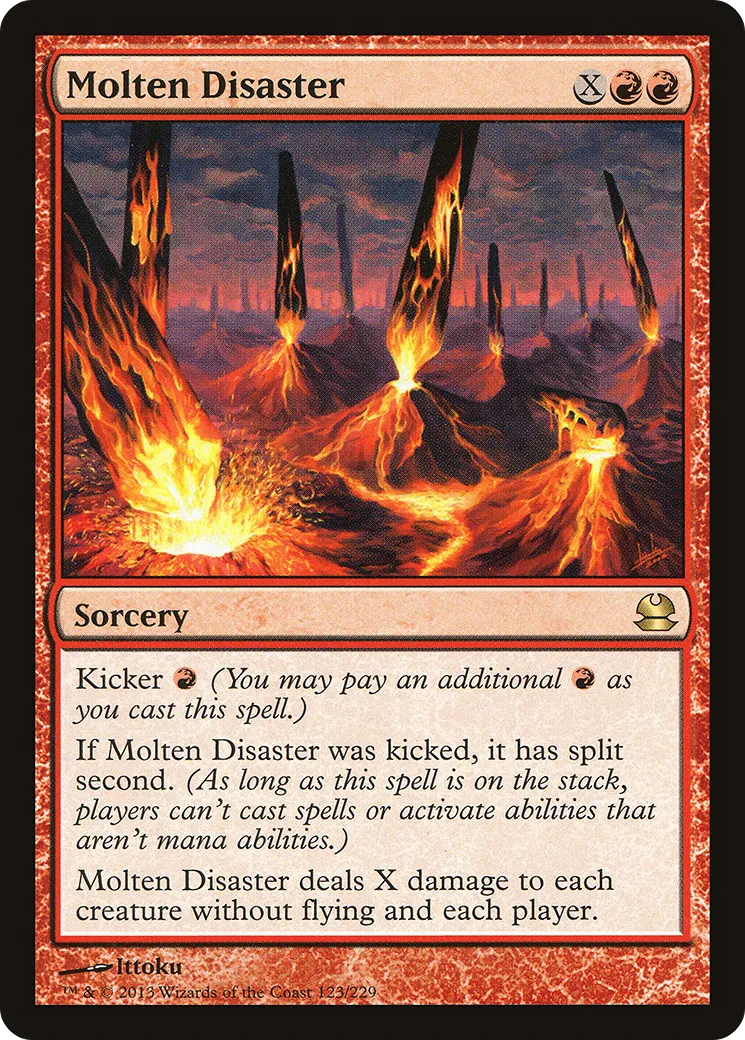 Molten Disaster from Modern Masters - Magic: The Gathering