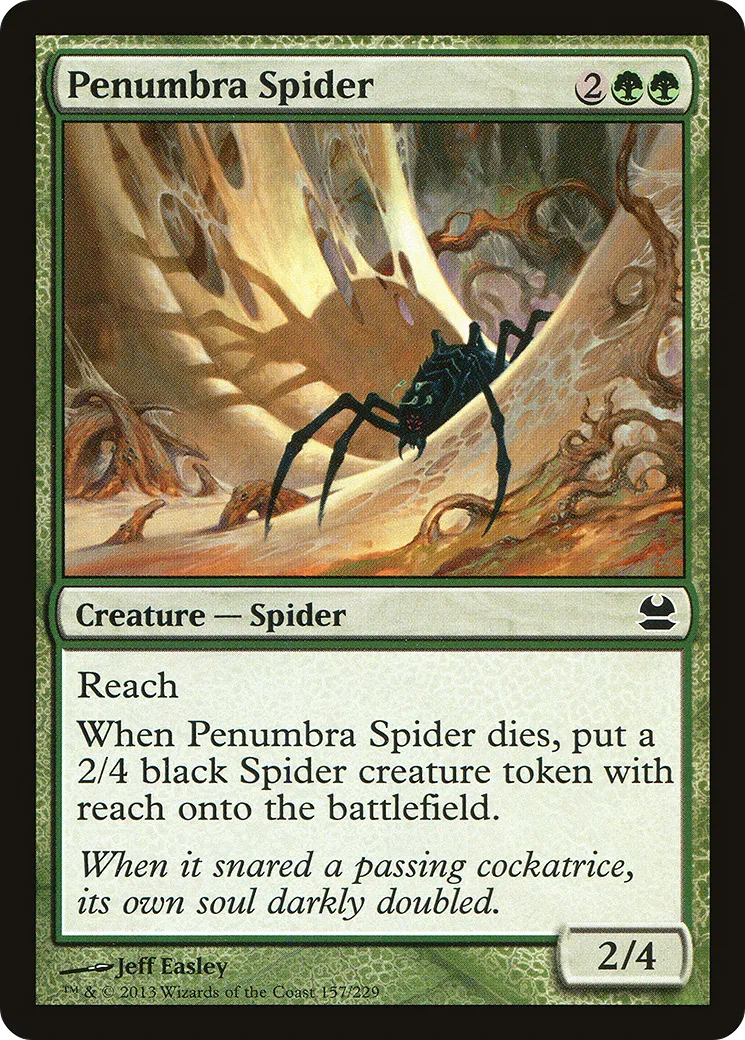 Penumbra Spider — Modern Masters — Magic: The Gathering