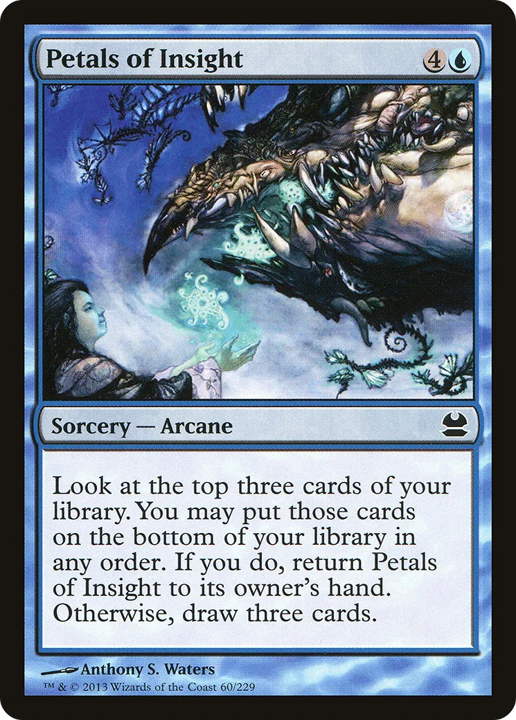 Pétales de perspicacité — Modern Masters — Magic: The Gathering