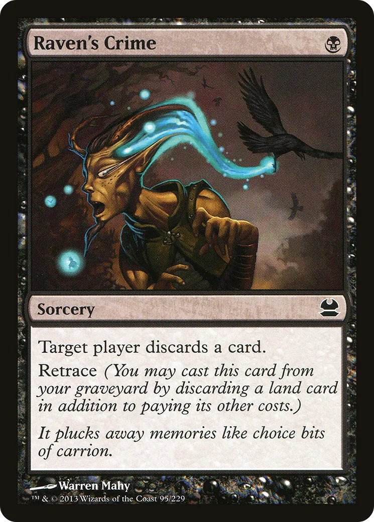 Crime du corbeau — Modern Masters — Magic: The Gathering