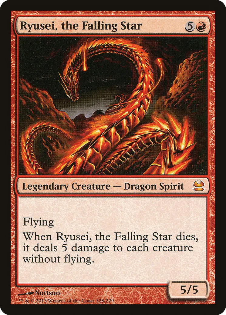 Ryusei, l'étoile descendante — Modern Masters — Magic: The Gathering