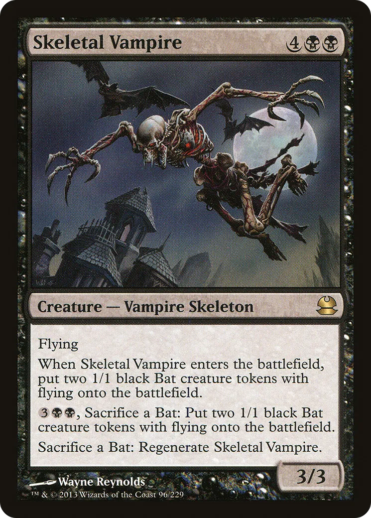 Skeletal Vampire — Modern Masters — Magic: The Gathering