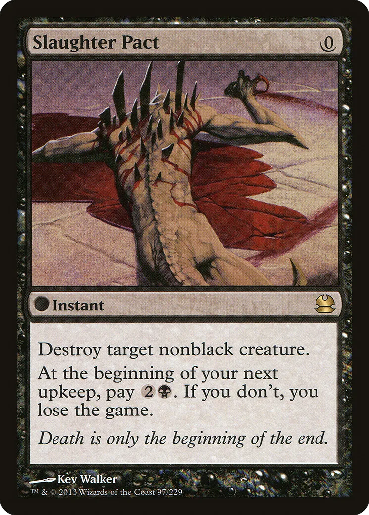 Pacte de tuerie — Modern Masters — Magic: The Gathering