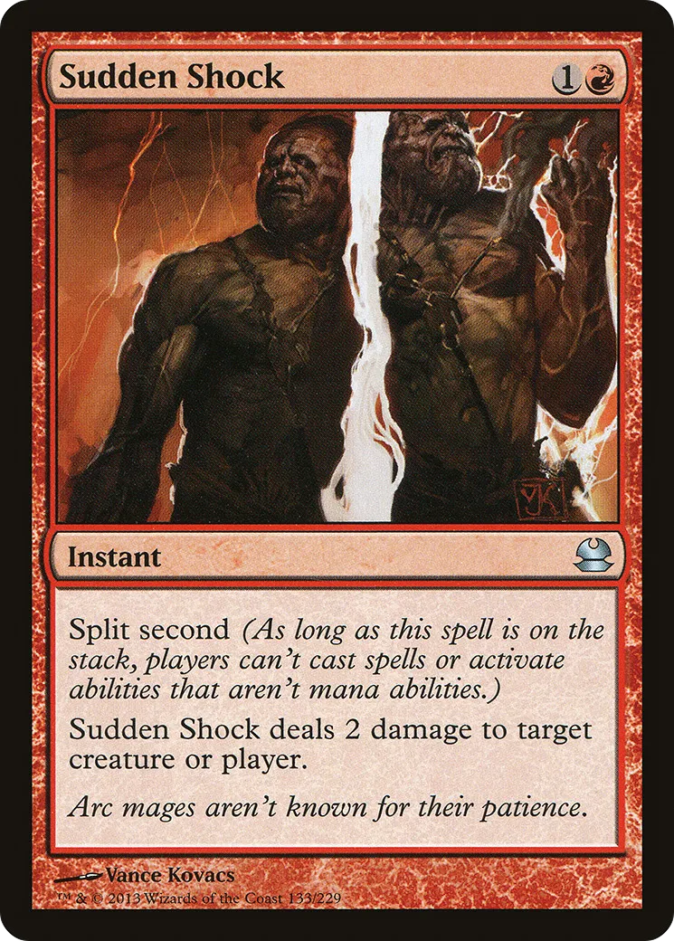 Sudden Shock — Modern Masters — Magic: The Gathering