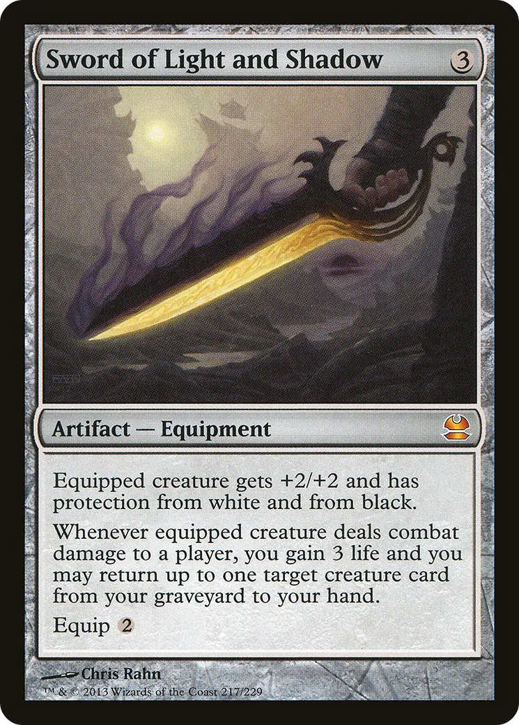 Sword of Light and Shadow — Modern Masters — Magic: The Gathering